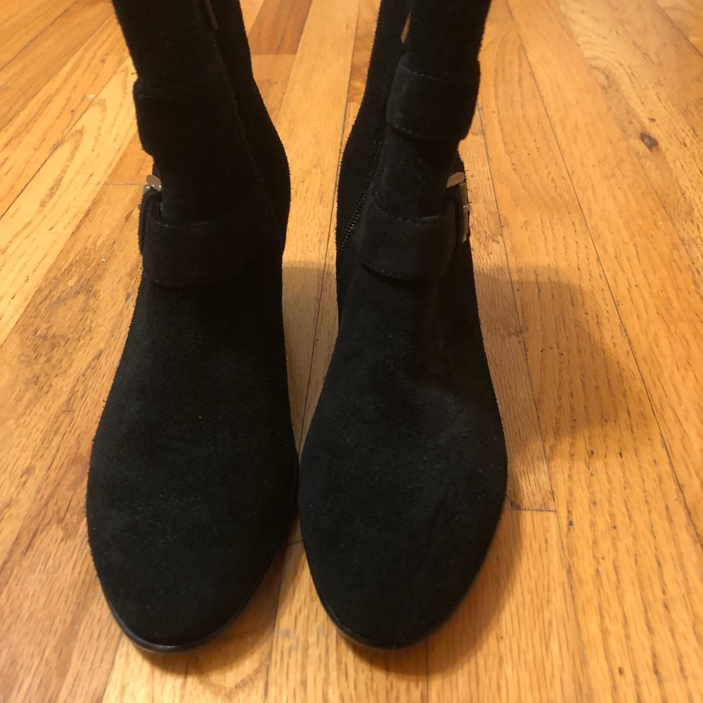 NWT Clark's Ceara Chloe Suede Leather Ankle Boots-Size 5.5
